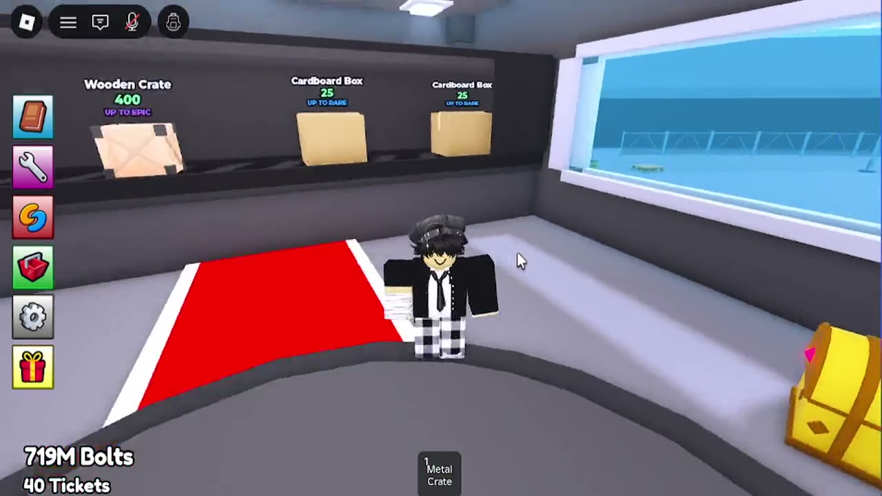 Still frame from the Claim a plot, open crates, keep what drops demo video