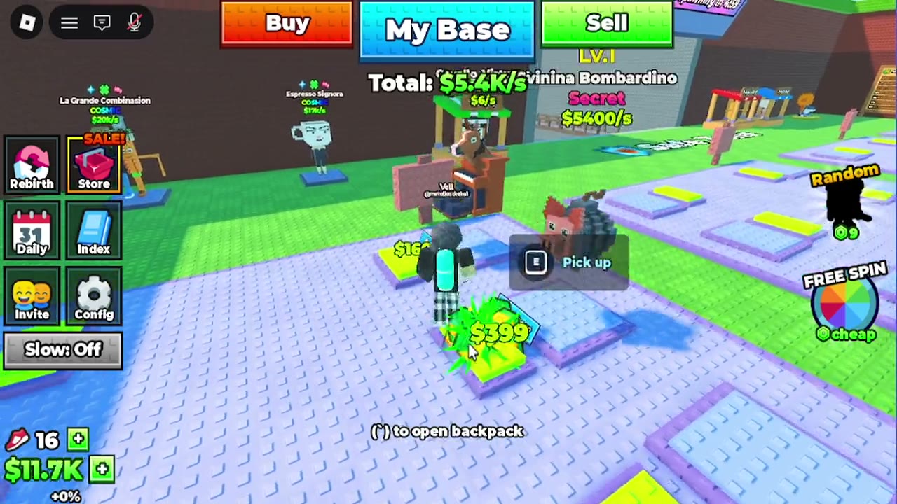 Still frame from the Place earners on a plot and watch the per-second climb demo video